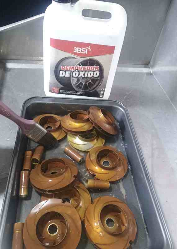 Limpieza de bomba de agua